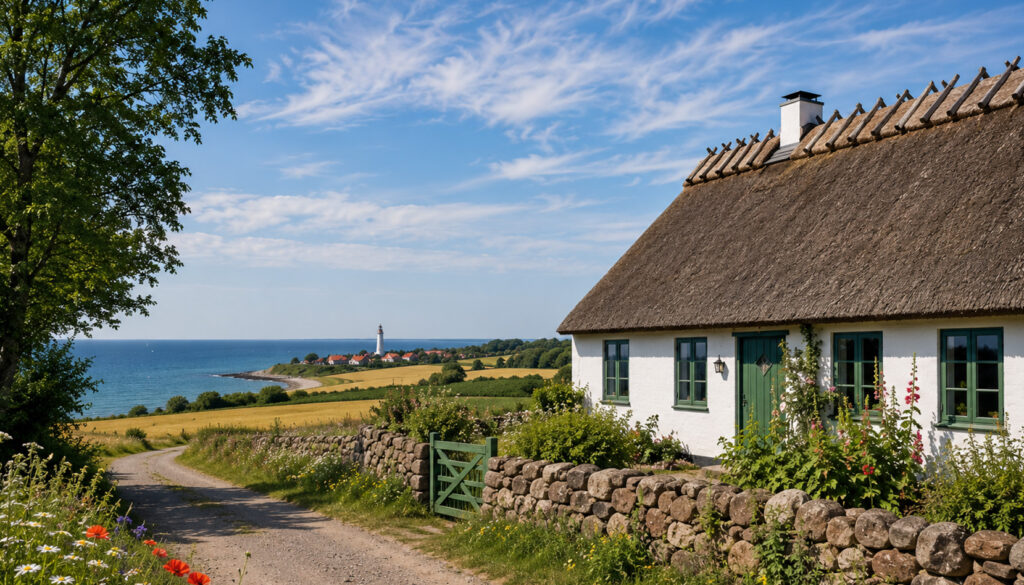 Landhaus in Skåne mit Küstennähe und weiter Natur – beliebte Region für Immobilien in Südschweden.